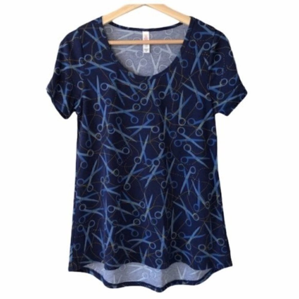 LulaRoe Classic Tee Hairdresser‎ Scissors T-Shirt